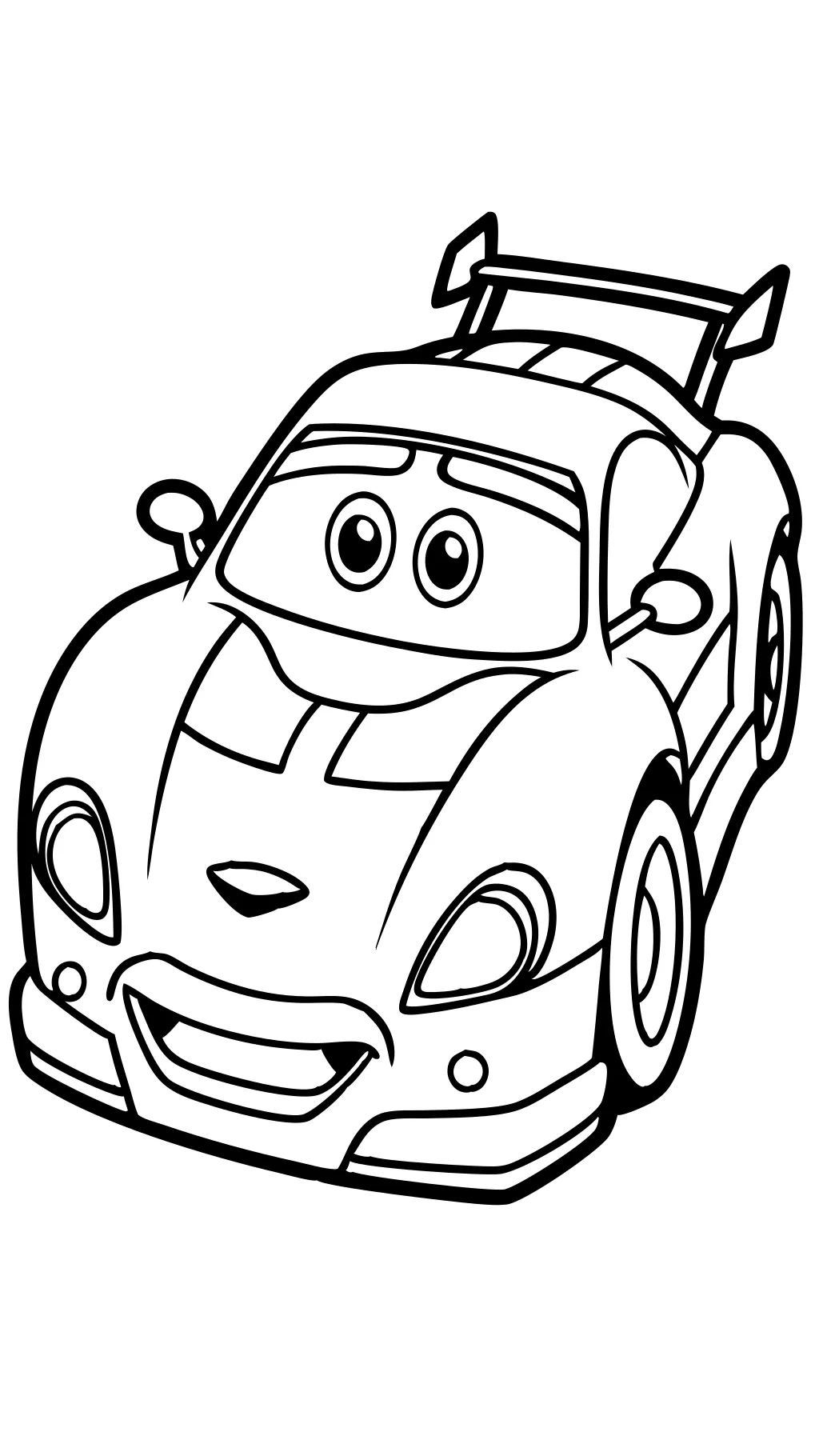 coloriages de voiture de course gratuitement imprimable